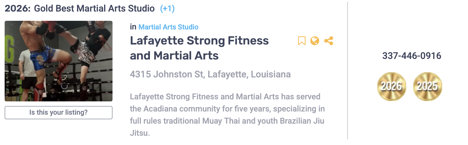 Lafayette Strong MUAY THAI